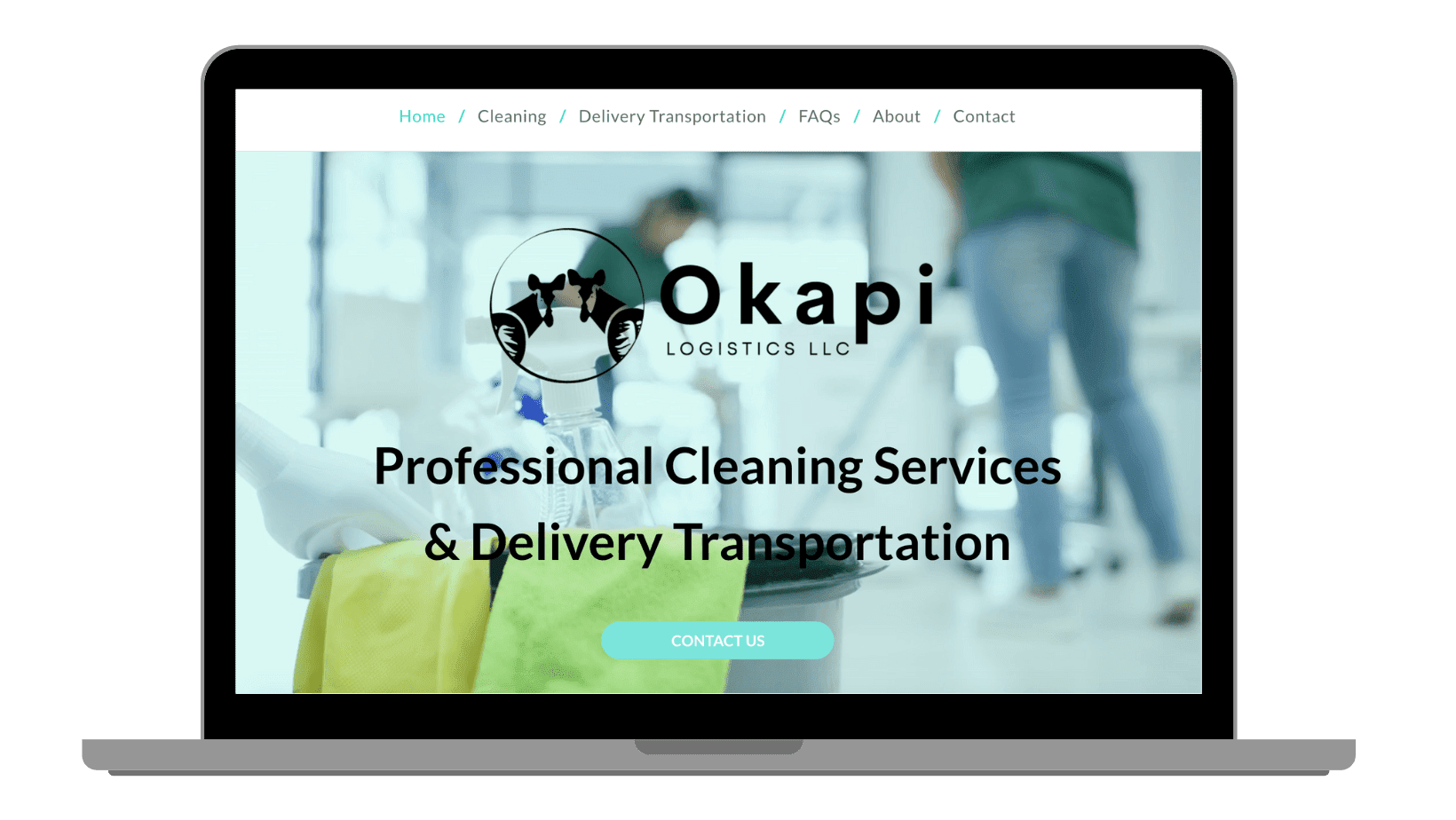 Okapi Logistics web design