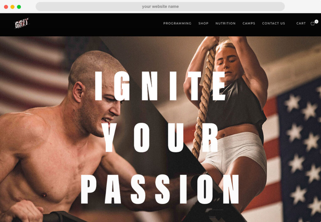 Grit Performance web design