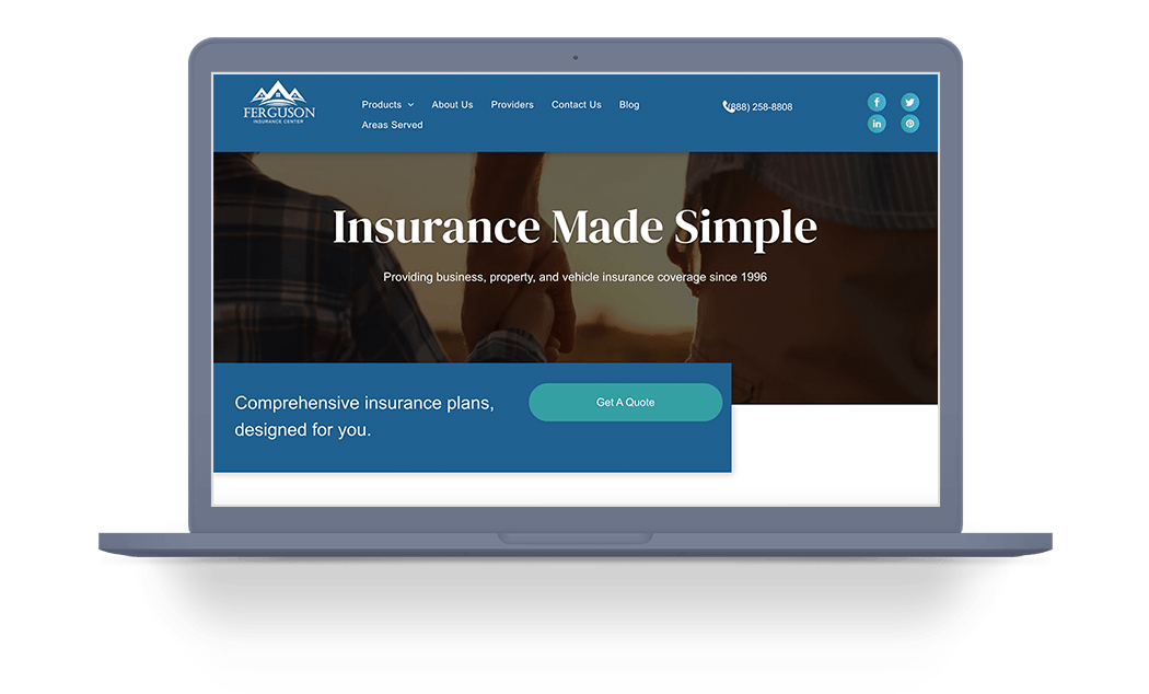 Ferguson Insurance Center web design